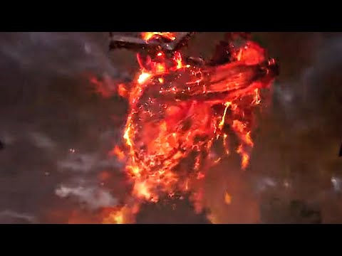Surtr Destroys Asgard Scene 4K | God Of War Ragnarok