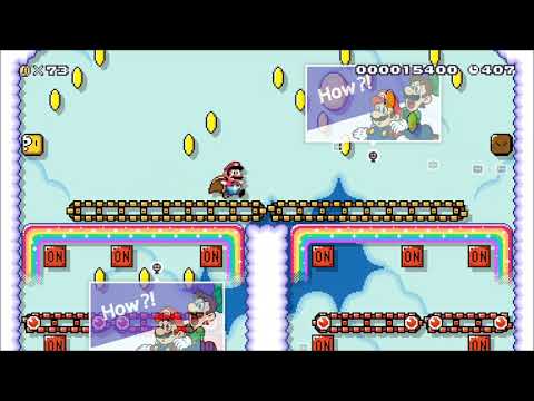 Super Mario Maker 2: Gusty Ascent!