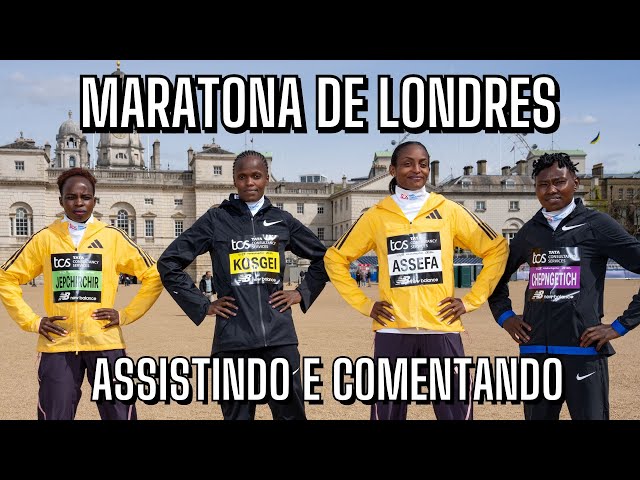 MARATONA de LONDRES 2024 - Assistindo e comentando