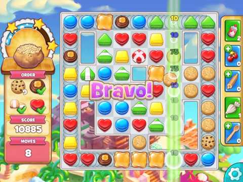 Cookie Jam Level 612 - 3 stars