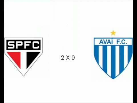SÃO PAULO 2 X 0 AVAÍ CAMP BRASILEIRO SÉRIE A 2ºTURNO 2011