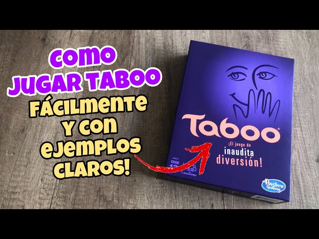 Vídeo relacionado con Hasbro Taboo clásico Juego de Mesa para Adultos y Adolescentes, Juego de Mesa para 4 o más Jugadores a Partir de 13 años