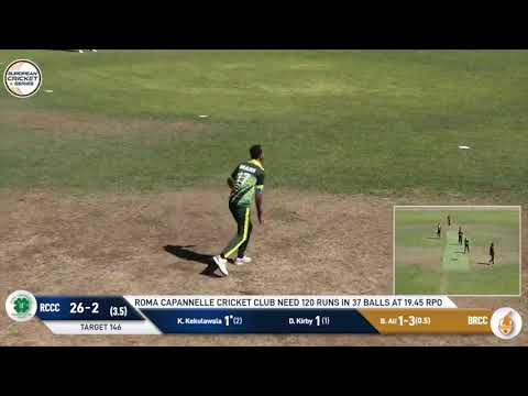 Imran Naveed in the action with hattrick of catches in Rome