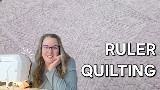AMAZING RULER QUILTING | Quilting Vlog