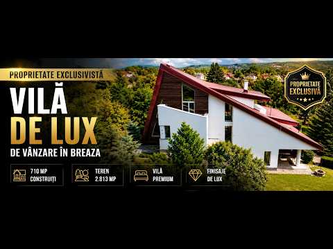 Vila de lux de vanzare in Breaza — Video