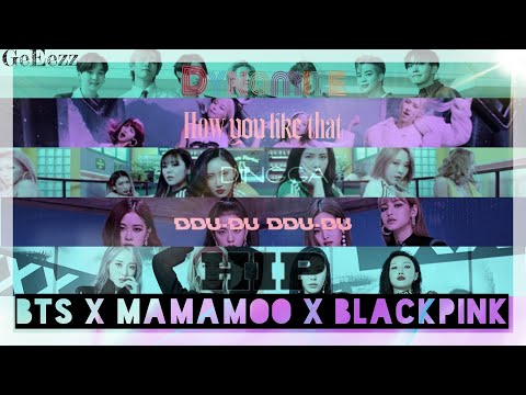 BTS x MAMAMOO x BLACKPINK - DYNAMITE x DINGGA x HIP x DDDD x HYLT x PRETTY SAVAGE (K-POP MASHUP)
