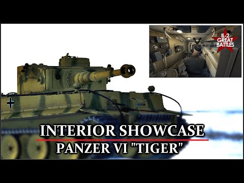Panzer VI TIGER H1 - Interior Showcase | IL-2 Tank Crew