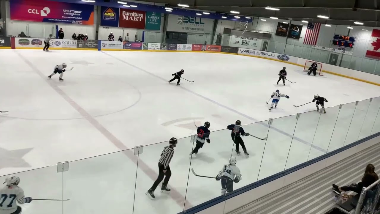 Game 2 (Sioux Falls): Dylan scores Theo assisted