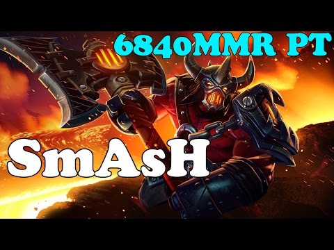 Dota 2 - SmAsH 6840MMR PT plays AXE vol 2# - Ranked Match Gameplay !