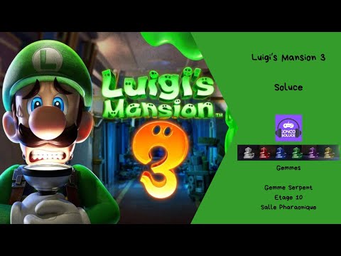 Gemme Serpent Etage 10   Salle Pharaonique  Soluce Luigi mansion 3