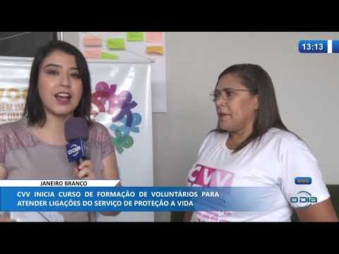 O DIA NEWS 09 01 2020  CVV inicia curso de formacão de voluntaÌrios