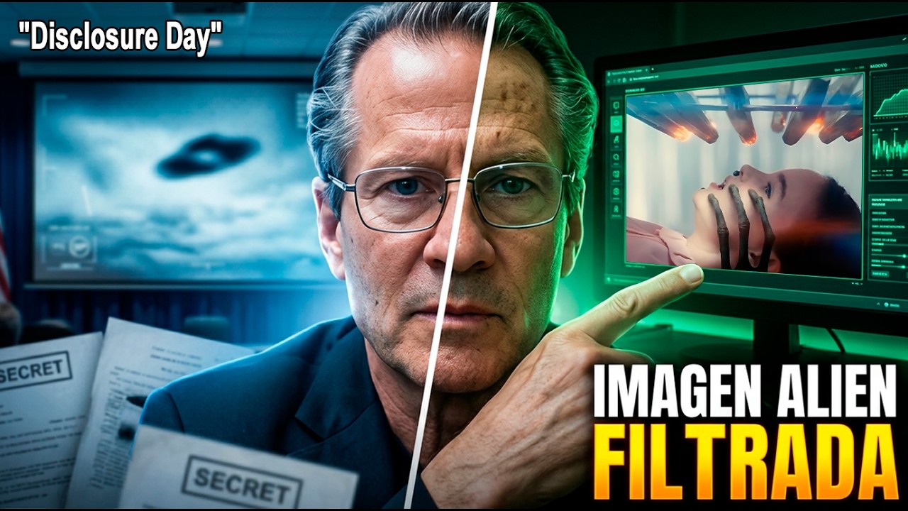 FILTRAN Imagen ALIEN de "Disclosure Day" - Reunión Secreta Sobre los OVNIs