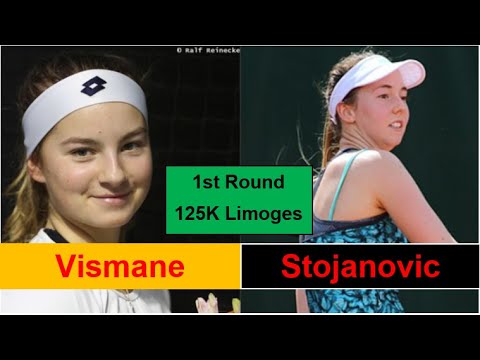 Daniela Vismane (LAT) - Nina Stojanovic (SRB) 1st Round Limoges Women Challenger 2021
