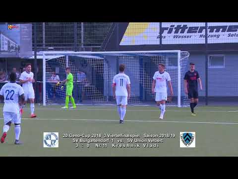 3 Viertelfinalspiel 20 Geno Cup 2018 SV Burgaltendorf vs  SV Union Velbert 24 7 2018