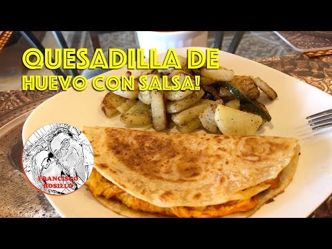 Quesadillas de Huevo - Como hacer Quesadillas de Huevo - Receta de Quesadillas de Huevo