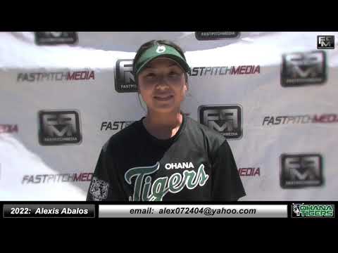 2022 Alexis Abalos Committed to Dominican Middle Infield Softball Skills Video - Ohana Tigers