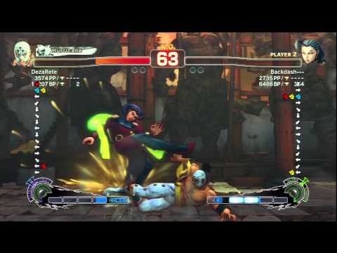 DezaRete [El Fuerte] Vs Backdash--- [Rose] SSF4 AE Online Ranked Matches - PSN