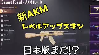 [PUBG MOBILE]AKM新レベルアップスキン！