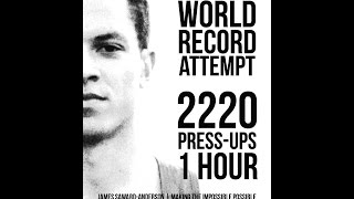 James Saward Anderson Interview - World record push up attempt