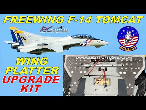 FREEWING F-14 TOMCAT Main Gear Wing Platter Upgrade Kits By: RCINFORMER