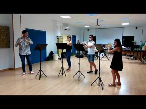 I Curso de flauta "Ciudad de Mula '17" - CUARTETO - "Jour d'eté a la montagne" (Bozza)"