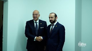 Meeting of the Minister of Foreign Affairs of Armenia with the Minister of Foreign Affairs of Greece