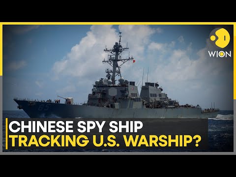 China's Spy Ship Shadows US Carrier in Tense Arabian Sea | WION