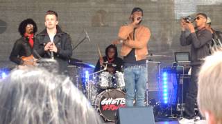 Ghetts Stand up to Racism and Fascism - Trafalgar Square Music 9584