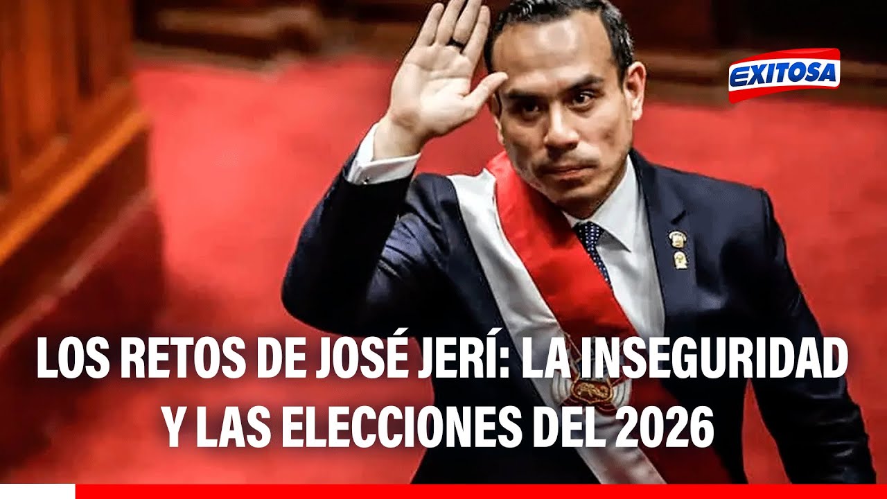 🔴🔵 Los retos del gobierno de José Jerí: La inseguridad ciudadana y las elecciones del 2026
