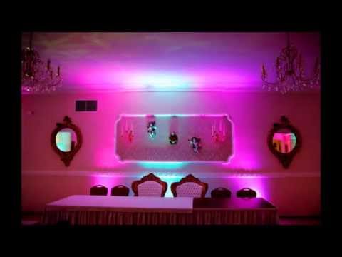 Dekoracja światłem. Sala bankietowa "Diament" w Przasnyszu