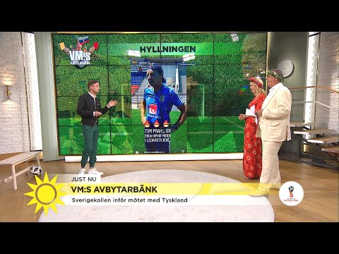 VM:s avbytarbänk – så laddar Sverige inför matchen mot Tyskland - Nyhetsmorgon (TV4)