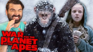 WAR FOR THE PLANET OF THE APES (2017) MOVIE REACTION FIRST TIME WATCHING!