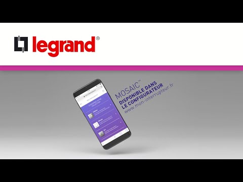 Legrand C1765L  Interrupteur à voyant témoin Mosaic nouveau