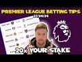 Premier League Football Betting Tips Gameweek 35 | 27/04/24