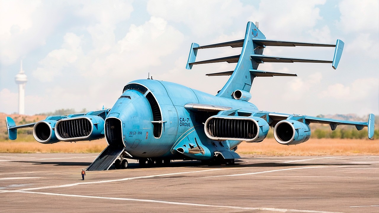 THE LARGEST AIRCRAFT EVER BUILT IN THE WORLD