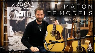 Video thumbnail for Maton Tommy Emmanuel Models (EBG808 TE C, EBG808 TE, and Custom Shop TE Personal) by Artisan Guitars
