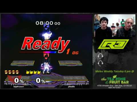 BM9 Winners R1 - pikablu (pikachu) v applesauce (Captain Falcon)