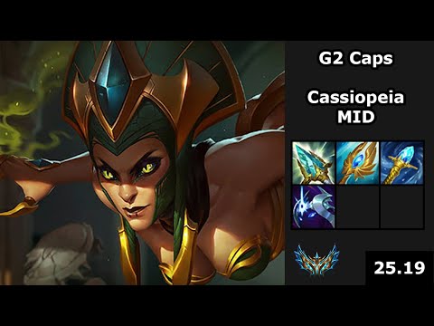 G2 Caps (Cassiopeia) vs G2 SkewMond (Yasuo) - EUW Challenger - Patch 25.19