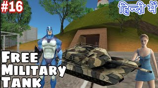 Free Military Tank Rope Hero Vice Town Secret Plac