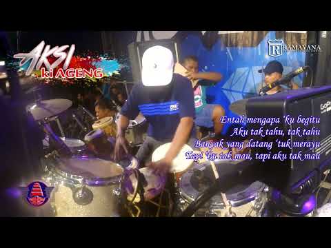 aksi cak met TAK PERNAH dangdut klasik bikin asyik (COVER RITA S) "LIRIK" WIWIK S NEW PALLAPA