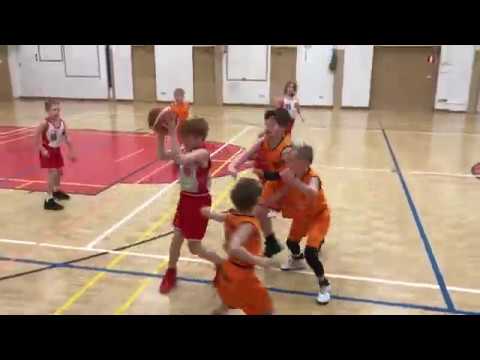 8.3.2020 mikropojat, Honsu Red - Karhu Basket, toinen puoliaika.