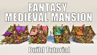 Minecraft Fantasy Medieval Mansion | Medieval Tavern/ Shop / House Tutorial