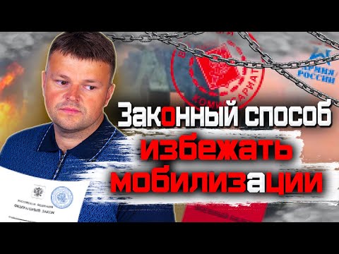 Мобилизация в России! Законный способ избежать мобилизации