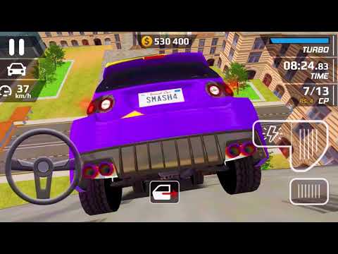 Smash Car Hit Car Driving Simulator   American Car Impossible Stunts   Android GamePlay 3D 4