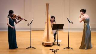Harald Genzmer: Trio for Flute, Viola, and Harp