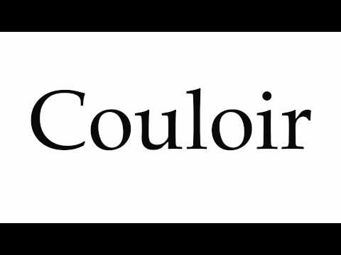 How to Pronounce Couloir