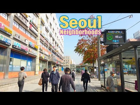 Viagem à cidade de Seul - caminhada em Banpo 3-dong, passeio a pé [Seocho-gu 3] Este é um lugar em Seul para se refrescar e dar um passeio na linha LAN [4K] 3(3)-6