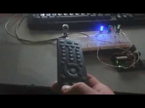comandare ir led dal telecomando tv LG con arduino