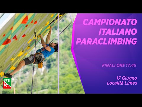 Campionato Italiano Paraclimbing 2023 - Località Limes - FINALI
