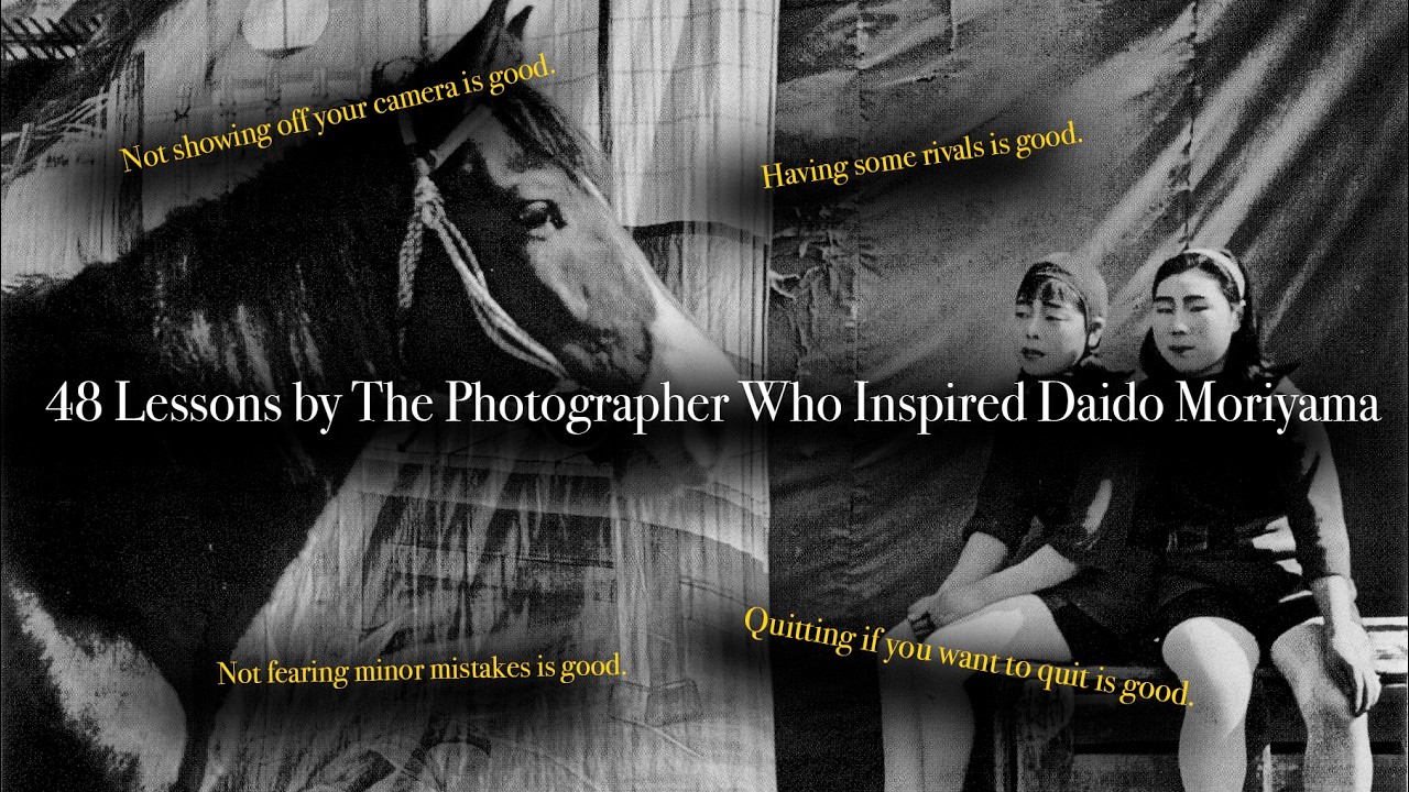 48 Lessons By The Photographer Who Inspired Daido Moriyama
